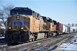 Westbound manifest eases out of Proviso Yard